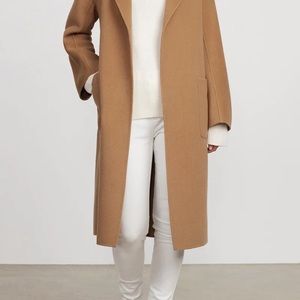 Womens double-faced cashmere coat woolen coat winter
